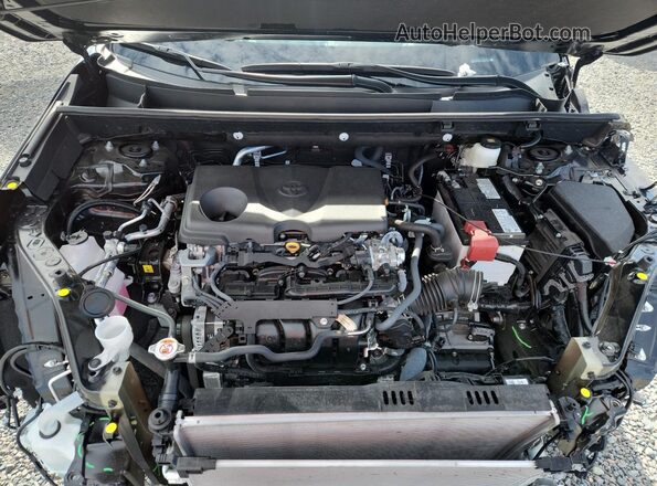 2T3K1RKV1SW411600 2025 TOYOTA RAV4 Black Engine compartment view