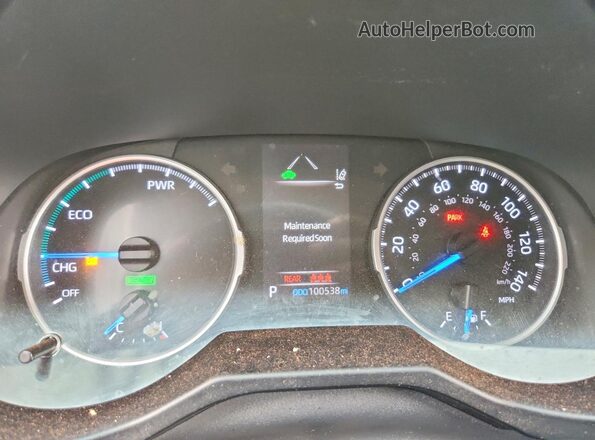 2T3LWRFV0LW071685 2020 TOYOTA RAV4 Silver ხელსაწყოთა პანელის ხედი