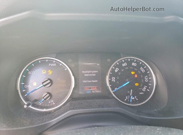 2T3LWRFV5LW095402 2020 TOYOTA RAV4 Red Սարքավորումների վահանակի տեսք