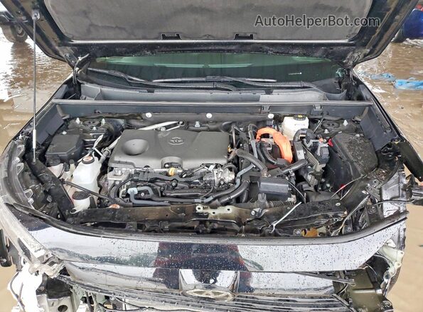 2T3LWRFV6SW270884 2025 TOYOTA RAV4 Black ძრავის განყოფილების ხედი