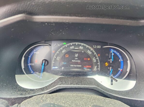 2T3LWRFVXRW215140 2024 TOYOTA RAV4 Silver ხელსაწყოთა პანელის ხედი