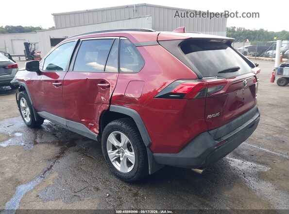 2T3MWRFV0KW021209 2019 TOYOTA RAV4 HYBRID Красный Задняя левая четверть