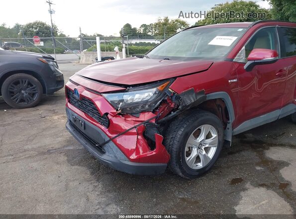 2T3MWRFV0KW021209 2019 TOYOTA RAV4 HYBRID Красный Вид спереди