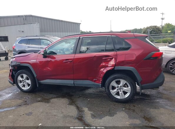 2T3MWRFV0KW021209 2019 TOYOTA RAV4 HYBRID Красный Панорамный вид салона 360°