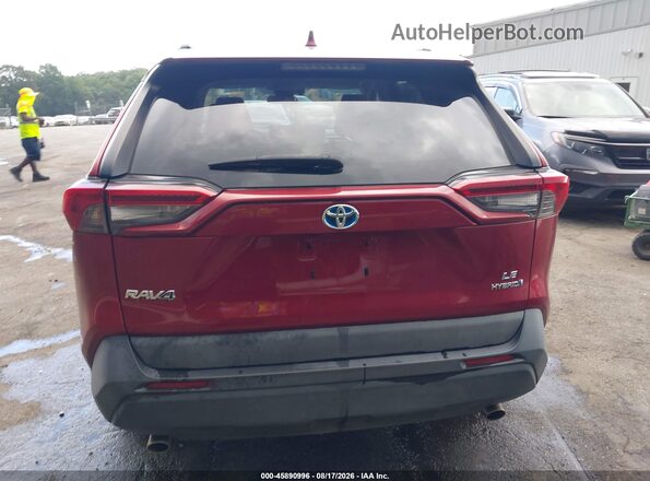 2T3MWRFV0KW021209 2019 TOYOTA RAV4 HYBRID Красный 