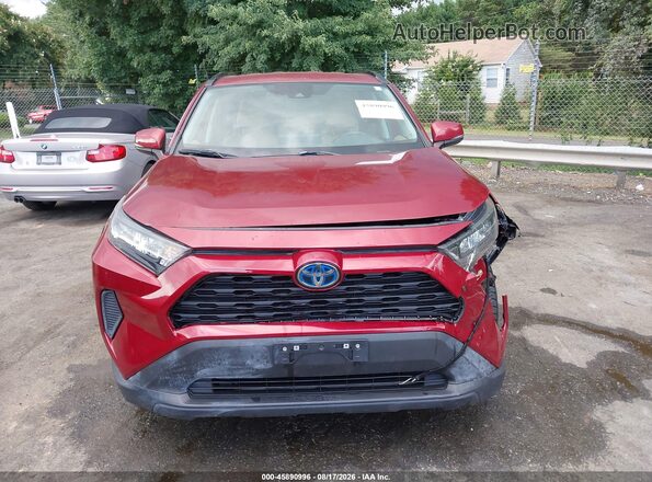 2T3MWRFV0KW021209 2019 TOYOTA RAV4 HYBRID Красный Вид щитка приборов