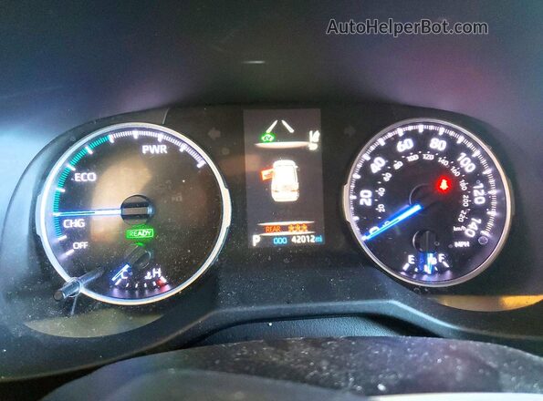 2T3MWRFV6LW083151 2020 TOYOTA RAV4 Белый Вид щитка приборов