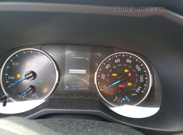 2T3MWRFV7MW127403 2021 TOYOTA RAV4 White Vista del cuadro de instrumentos