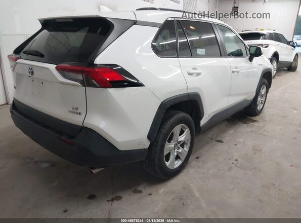 2T3MWRFV8KW003184 2019 TOYOTA RAV4 HYBRID White Trasero derecho