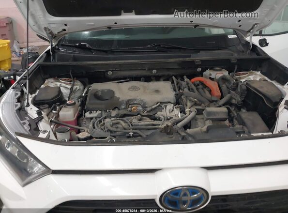 2T3MWRFV8KW003184 2019 TOYOTA RAV4 HYBRID White Vista trasera