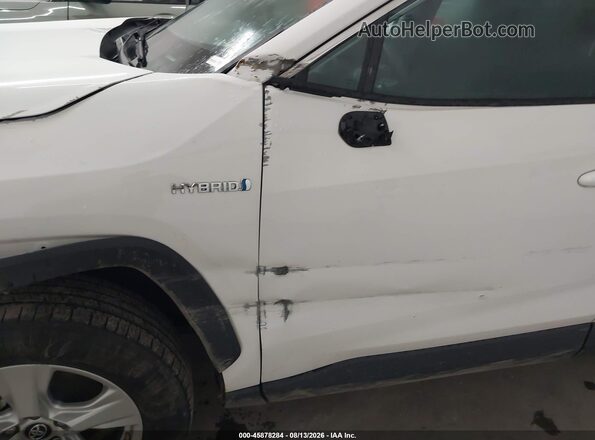 2T3MWRFV8KW003184 2019 TOYOTA RAV4 HYBRID White Vista del cuadro de instrumentos