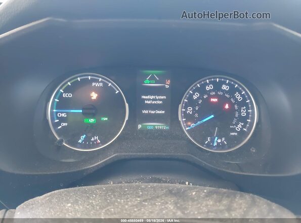 2T3MWRFV8KW038193 2019 TOYOTA RAV4 HYBRID Серый Вид задних сидений
