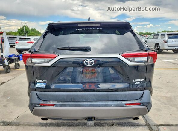 2T3N1RFV0KW082854 2019 TOYOTA RAV4 Black Rear view