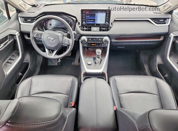 2T3N1RFV0KW082854 2019 TOYOTA RAV4 Black Dashboard view