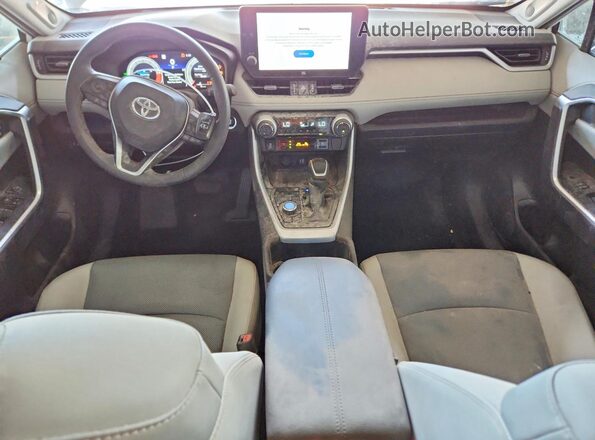 2T3N1RFV0RW467616 2024 TOYOTA RAV4 White Widok deski rozdzielczej