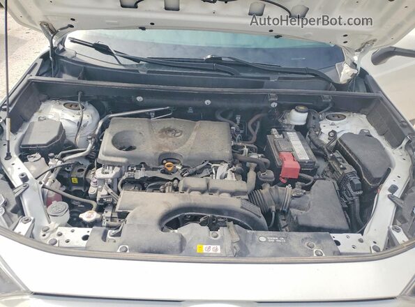 2T3N1RFV1KW067411 2019 TOYOTA RAV4 White Vista del compartimento del motor