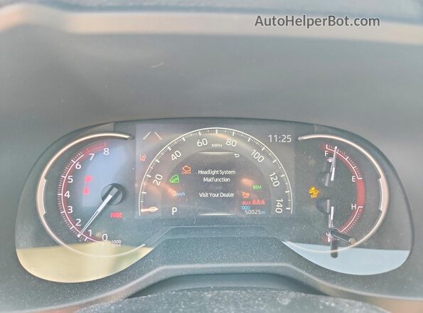 2T3N1RFV6MC143841 2021 TOYOTA RAV4 Red Вид щитка приладів