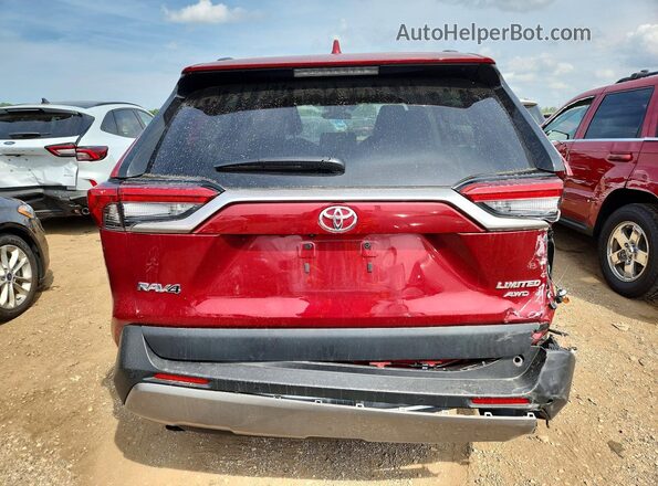 2T3N1RFV6SW586597 2025 TOYOTA RAV4 Burgundy Հետևի տեսք