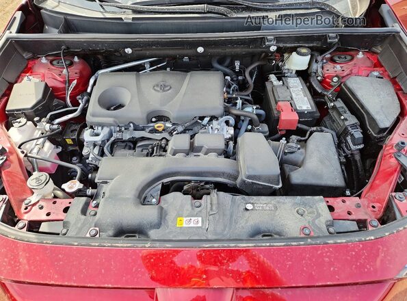 2T3N1RFV6SW586597 2025 TOYOTA RAV4 Burgundy Շարժիչի բաժամունքի տեսք