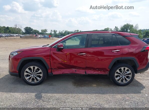 2T3N1RFVXKW071635 2019 TOYOTA RAV4 Red უკანა სალონის ხედი