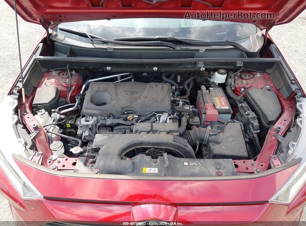 2T3N1RFVXKW071635 2019 TOYOTA RAV4 Red უკანა ხედი