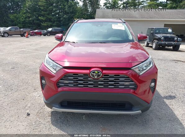 2T3N1RFVXKW071635 2019 TOYOTA RAV4 Red წინა პანელის ხედი