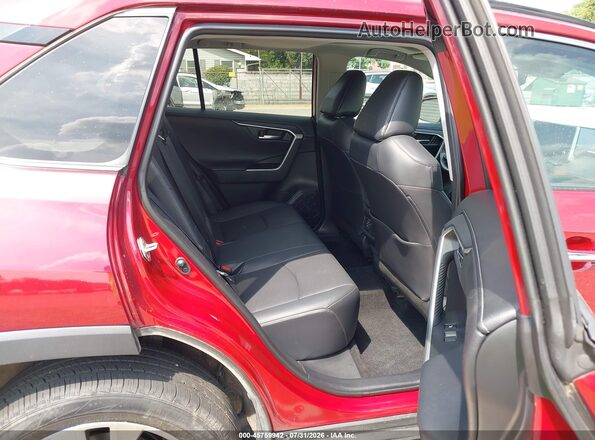 2T3N1RFVXKW071635 2019 TOYOTA RAV4 Red VIN კოდის სტიკერის ხედი
