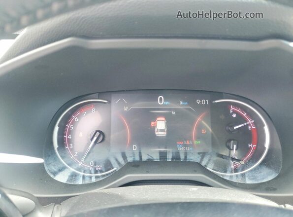 2T3N1RFVXMC209565 2021 TOYOTA RAV4 Black Widok zestawu wskaźników