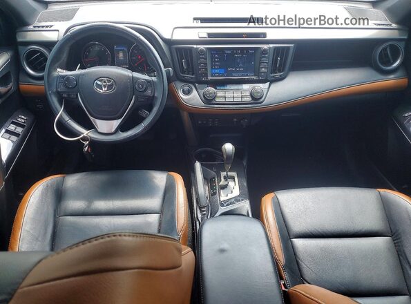 2T3NFREV2GW310010 2016 TOYOTA RAV4 Gray Vista del salpicadero