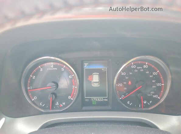 2T3NFREV2GW310010 2016 TOYOTA RAV4 Gray Vista del cuadro de instrumentos