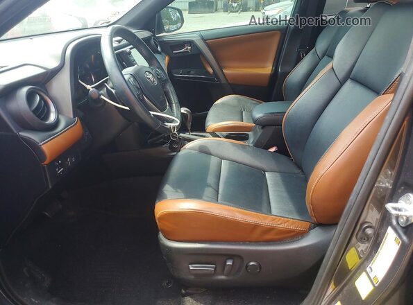 2T3NFREV2GW310010 2016 TOYOTA RAV4 Gray Vista interior delantera