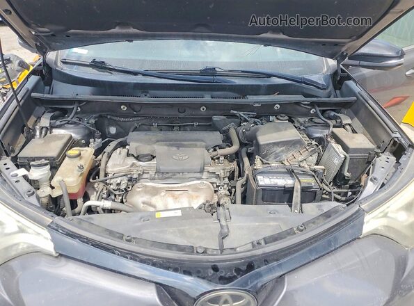 2T3NFREV2GW310010 2016 TOYOTA RAV4 Gray Vista del compartimento del motor