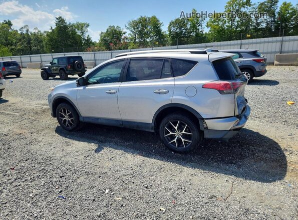 2T3NFREV3HW380942 2017 TOYOTA RAV4 Silver უკანა მარცხენა