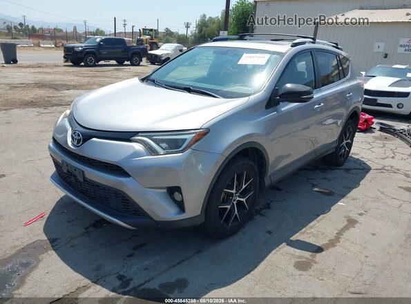 2T3NFREV4GW307352 2016 TOYOTA RAV4 Silver წინა მარცხენა ხედი სამი მეოთხედიდან