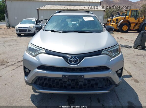 2T3NFREV4GW307352 2016 TOYOTA RAV4 Silver უკანა სალონის ხედი