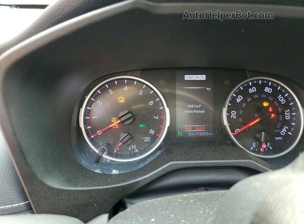 2T3P1RFV0KC015875 2019 TOYOTA RAV4 Gray Instrument cluster view