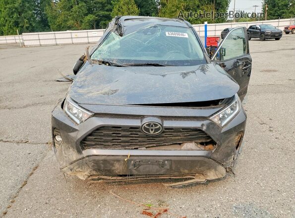 2T3P1RFV0KC015875 2019 TOYOTA RAV4 Gray Front view