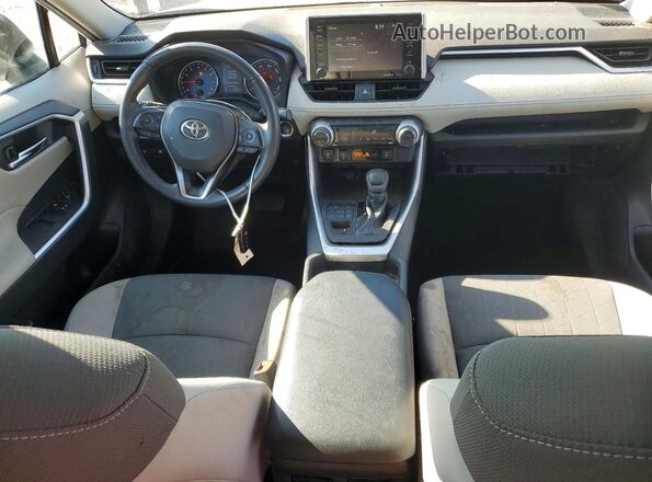 2T3P1RFV0KW058630 2019 TOYOTA RAV4 White წინა პანელის ხედი