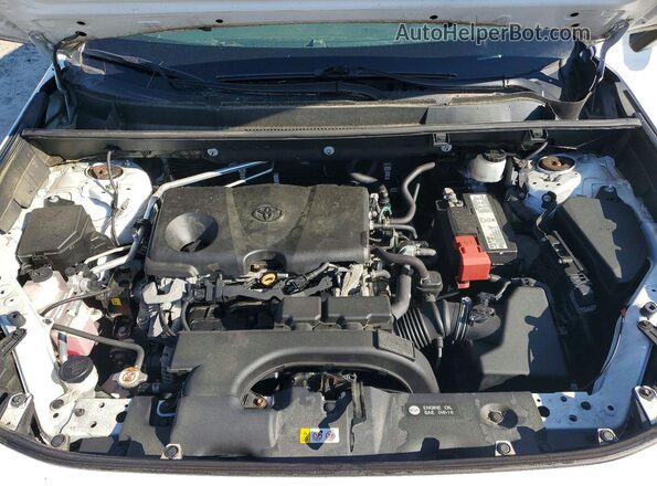 2T3P1RFV0KW058630 2019 TOYOTA RAV4 White ძრავის განყოფილების ხედი