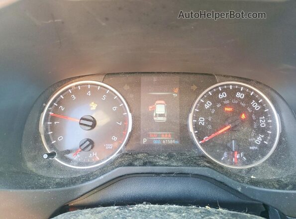 2T3P1RFV0KW058630 2019 TOYOTA RAV4 White ხელსაწყოთა პანელის ხედი