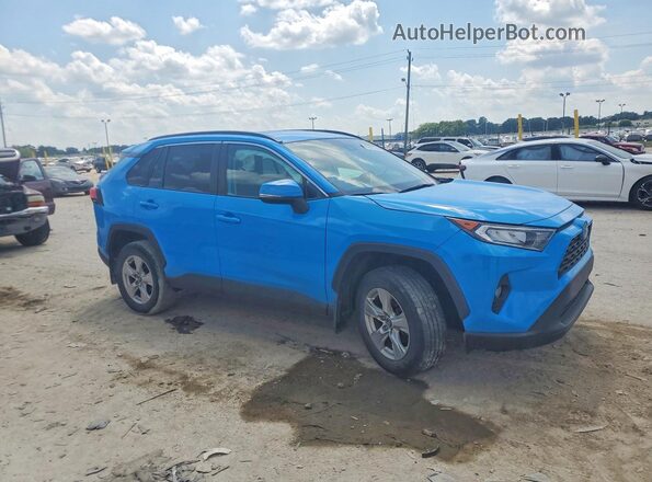 2T3P1RFV0LC061207 2020 TOYOTA RAV4 Синий Передняя правая четверть