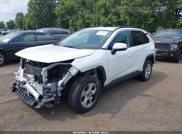 2T3P1RFV0LC092683 2020 TOYOTA RAV4 White წინა მარცხენა ხედი სამი მეოთხედიდან