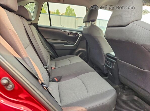 2T3P1RFV0LW100800 2020 TOYOTA RAV4 Red უკანა სავარძლების ხედი
