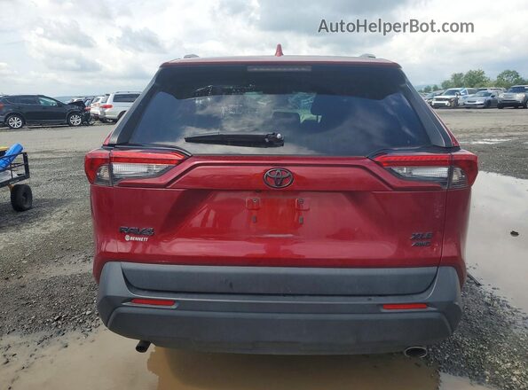 2T3P1RFV0NW274904 2022 TOYOTA RAV4 Красный Вид сзади