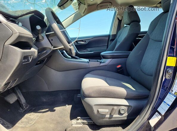 2T3P1RFV0NW291069 2022 TOYOTA RAV4 Blue წინა სალონის ხედი
