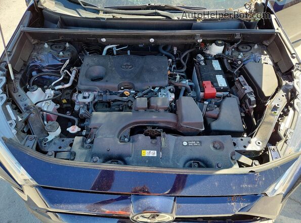 2T3P1RFV0NW291069 2022 TOYOTA RAV4 Blue ძრავის განყოფილების ხედი