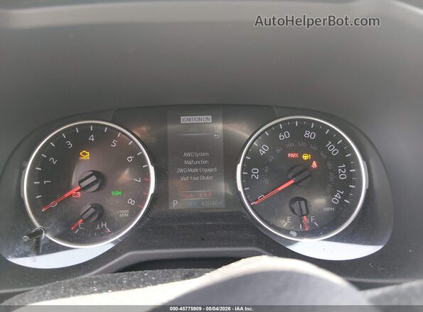 2T3P1RFV0NW311644 2022 TOYOTA RAV4 White Widok tylnych siedzeń