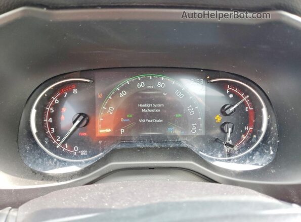2T3P1RFV0SC568848 2025 TOYOTA RAV4 Black Вид щитка приладів