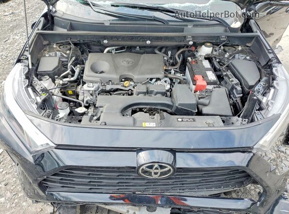 2T3P1RFV0SC568848 2025 TOYOTA RAV4 Black Вид підкапотного простору