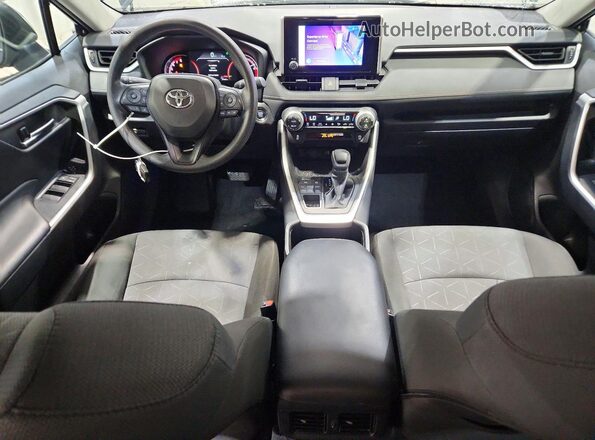 2T3P1RFV0SW543656 2025 TOYOTA RAV4 Black Dashboard view